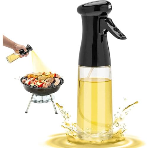 210ml Oil Bottle Kitchen Oil Spray Bottle Cooking Baking Vinegar Mist Sprayer Barbecue Spray Bottle for Cooking BBQ Picnic Tools
