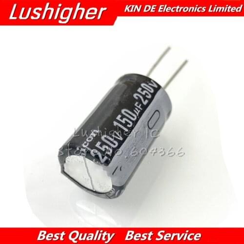 5PCS 250V150UF DIP 150UF250V 18X25MM 250v 150uf 18*25 Electro Electrolytic Capacitor
