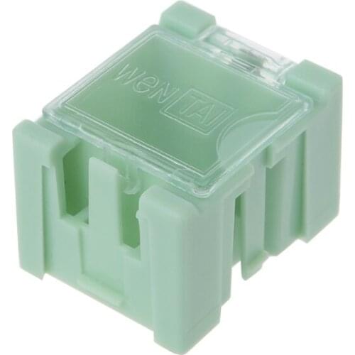 50 Pcs/Set SMD SMT Electronic Component Container Mini Storage Boxes kit