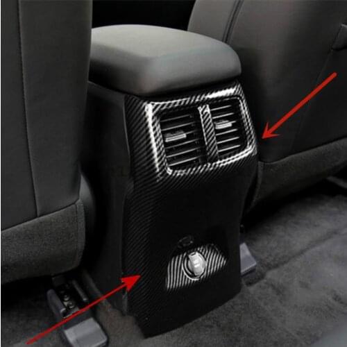 Abs Chrome Rear Airconditioner Luchtuitlaat Decoratieve Frame Anti-Kick Bescherming For Kia Sportage R 2018-2019