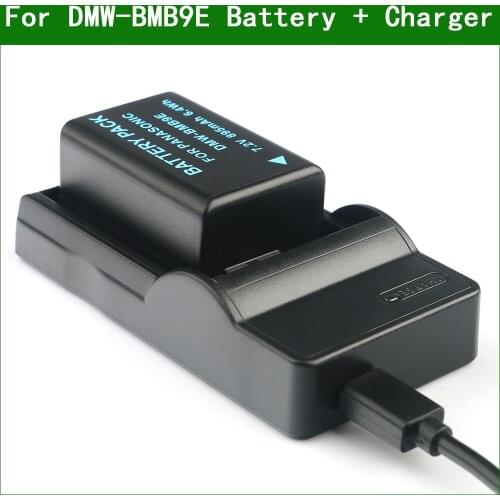 DMW-BMB9 BMB9E BMB9PP Digital Camera Battery + Charger for Panasonic DMC-FZ40 FZ45 FZ47 FZ48 FZ60 FZ62 FZ70