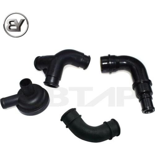 BTAP New Engine Crankcase Breather Hose For VW Golf J-etta MK4 Audi A3 TT 1.8T 06A129101A 058133785B 06A103213F 06B103221P