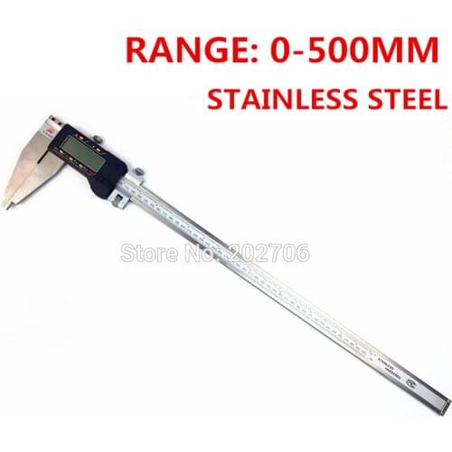 0-500mm stainless steel digital caliper 20inch heavy duty digital electronic vernier caliper with nib jaws