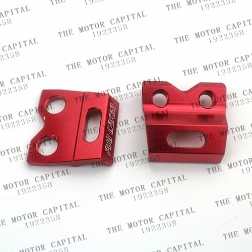 CNC Front Brake Line Hose Clamps For CR125 250 CRF 250R X 450R X 250L M Dirt Bike Motocross Enduro Supermoto Off Road