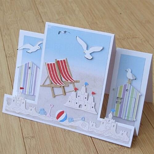 House Decoration Cutting Die DIY Card Album Photo Making Embossing Stencil Template Scrapbooking Handicraft