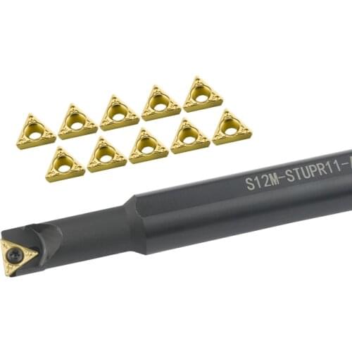 S08K-STUPR09-A16 S10M-STUPR11-A16 S12M-STUPR11-A16 Internal Turning Tools TPGH Insert large handle small head turning tool shank