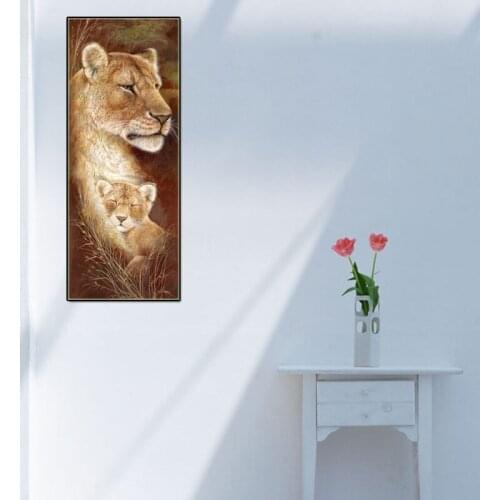 Lion 5D Full Diamonds Embroidery Painting DIY Painting Cross Stitch Home Decor
