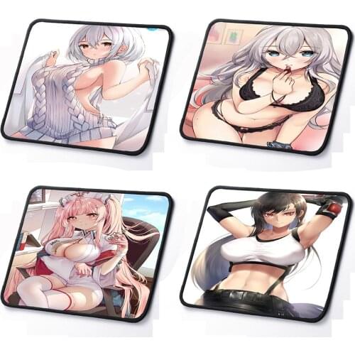 Anime Mouse Pad 22x18cm Big Breasts Japan Sexy Girl Persona 3D Gaming Desk PC Computer Persona DIY Matgamer Gamer Mousepad Cute