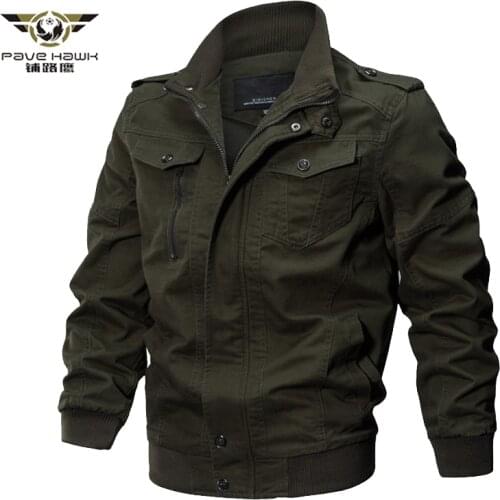 Flight Military Bomber Jacket Men Winter Cotton Army Jacket Coat Mens Pilot Jacket Air Force Autumn Casual Cargo Jaqueta M-6XL