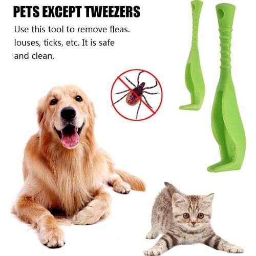 New Tick Removal Tool Pet Supplies Tick Picker Flea Removal Tool Pet Comb Fleas Lice Twister Hook Tools Pet Cleaner Pet Supplies