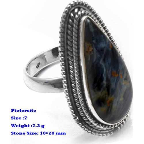 Genuine MALACHITE Ring 925 Sterling Silver, Adjustable, Women Jewelry Gift