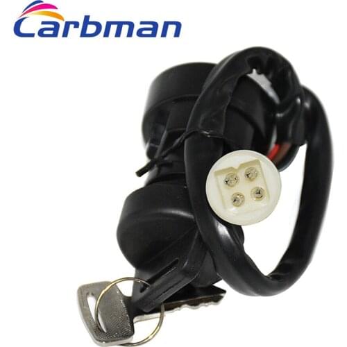 Carbman Ignition Key Switch For Yamaha Moto 4 YFM80 YFM 80 1986 1987 1988 ATV YFM 80 ATV Switch