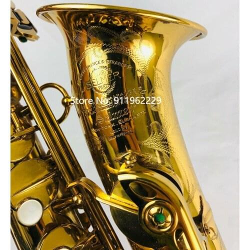 Mark VI Sax Model Gold Lacquer E Flat Alto Saxophone Eb with Case Accessories Original Refurbished