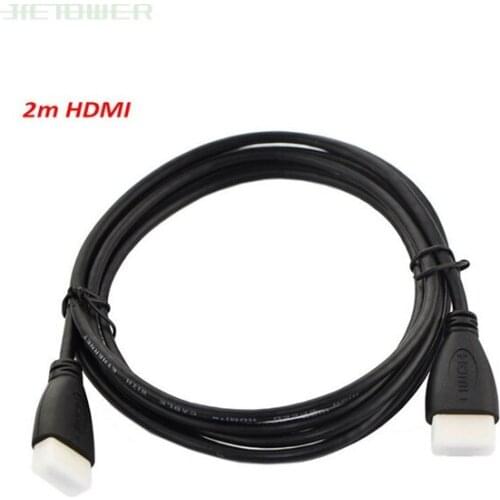 20PCS/LOT HDMI Cable High Speed 1080P 3D Gold Plated Cable HDMI for HDTV XBOX PS3 Computer 2m