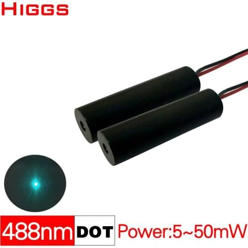 488nm 5mw 20mw 50mw dot laser module DC 6V wathet blue cyan light Medical equipment devices module Customizable