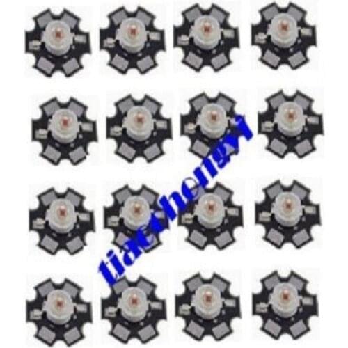 500pcs 1W Deep Red LED Plant Grow Growth Light Lamp 660nm