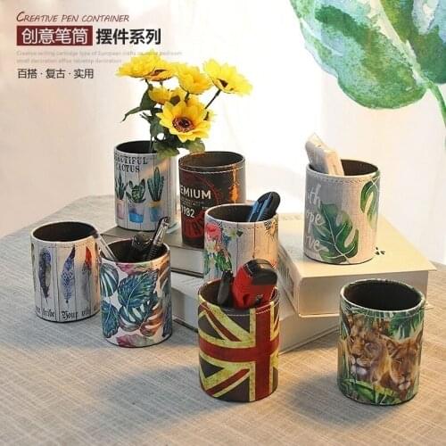 Free shipping European styles desktop pen holder Desk Organizer