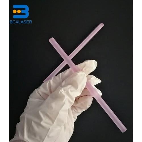 Free sample hot sale customized manufacture various size top quality 3x25mm laser crystal glass rod ND YAG laser crystal rod