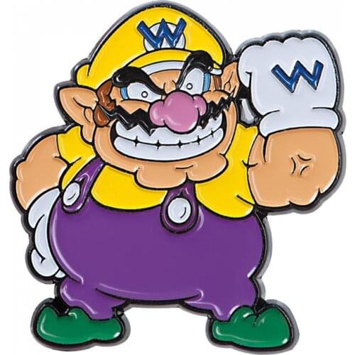 Super Wario Enamel Pin Wario is the obese, yet surprisingly muscular, hot-tempered, greedy anti-hero Badge Gift