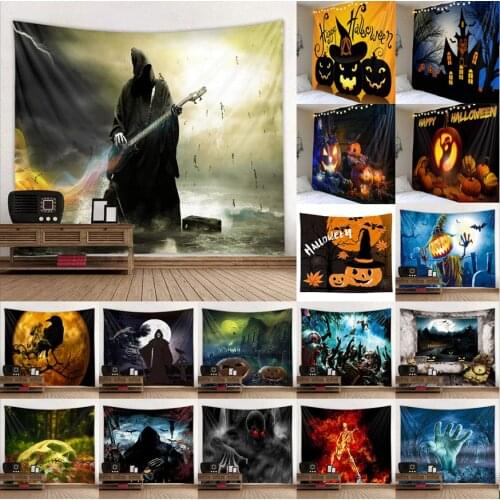 European and American style Halloween series background cloth ins hanging cloth wall cloth bedroom decoration cloth tapestry