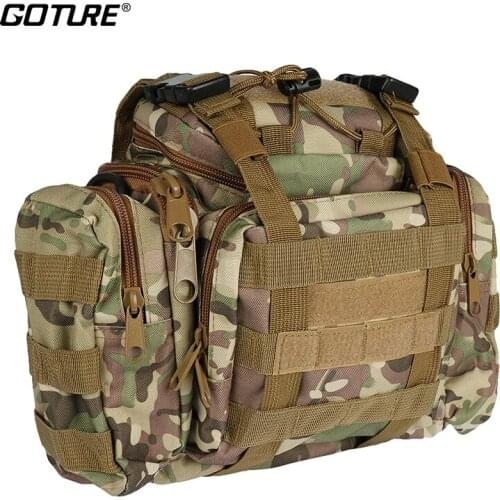 Goture Outdoor Multi-function Large-capacity Bag Waist Shoulder Bag Fishing Tackle Bag Size 30cm*18cm*20cm 7 Colors Available