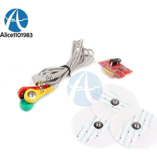 AD8232 Ecg Module Measurement Pulse Heart Ecg Monitoring Sensor Module Electronice Kit For Arduino AD8232 Monitor Diy Kit