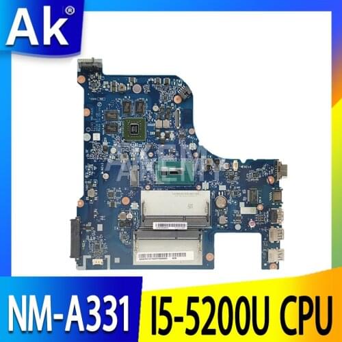 NM-A331 Mainboard For Lenovo G70-70 G70-80 Z70-70 Z70-80 B70-70 B70-80 Laptop Motherboard 2GB-GPU I5-5200U