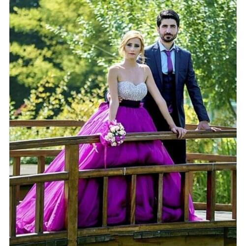 Custom Beaded Sweetheart Quinceanera Dresses 2020 Lace Up Sexy Back Vestidos De 15 años Bow Long Tulle Prom Party Birde Gowns