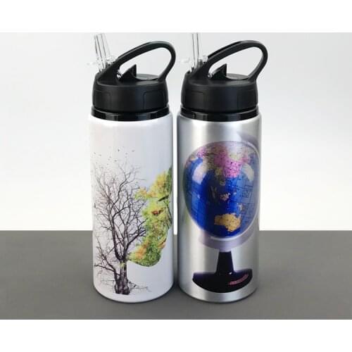 6pcs Blank Sublimation 600ml Sporting Mug Cup Transfer Prtinting by 3D Sublimation Machine Mug Press DIY Gifts