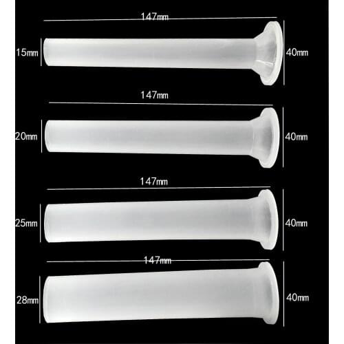 Food Safe Grade Sausage Stuffer Filling Tubes Funnels Nozzles Spare parts For Our Sausage Maker 4Pcs