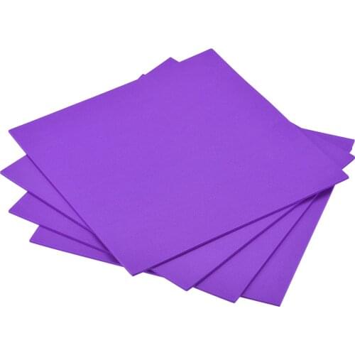 Uxcell Purple EVA Foam Sheets 10 x 10 Inch 3mm Thickness for Crafts DIY Projects, 4 Pcs