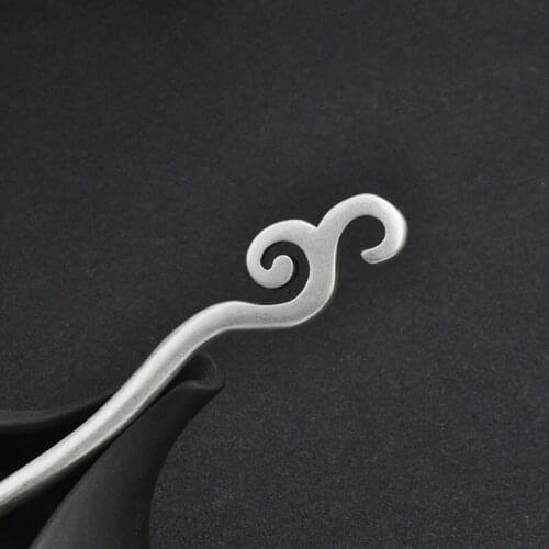 925 Sterling Silver Solid Hair Pins Cloud Hair Sticks Handmade Chinese Classical Women Headwear Hair Accessories