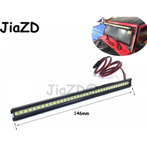 1 PCS Super Bright 36 LED Roof Light Lamp Bar Metal RC Truck Crawler Roof Light For 1:10 RC Crawler Accessories A02