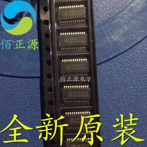 100% Original In Stock New SM16207S SM16207 SSOP-24 LED (10pcs/lot)