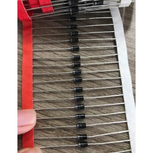 100PCS/LOT 1n4007 do-41 4007 1a 1000v diodo retificador de alta qualidade in4007 novo original