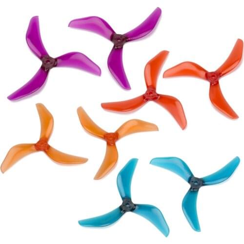 4 Pairs 5043 Propeller 5x4" 3 blades Propeller Tri-Blade Prop CW/CCW for FPV Racing Drone Quadcopter QAV 210 230 250 330 frame