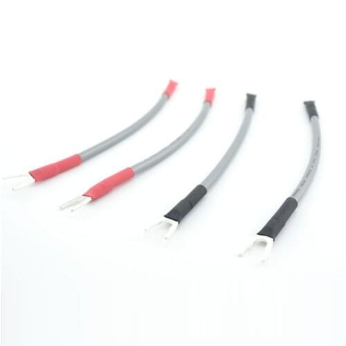 Audio AN-VX Jumper cable, 25 cm hifi spade plug jumper wire 4pcs