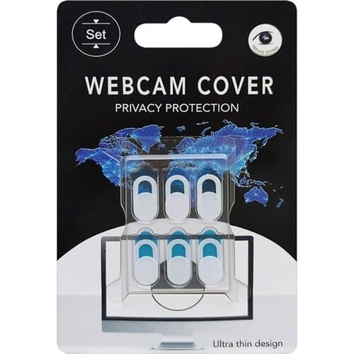 8pcs Computer Lens Cover Universal Antispy Camera Cover Elliptical Camera Occlusion Stickers Camera Privacy Cover