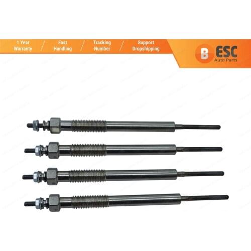 ESC EGP71-1 4 Pieces Heater Glow Plug 11 Volts for Isuzu D-Max Rodeo MK1 8-9817-4898-0