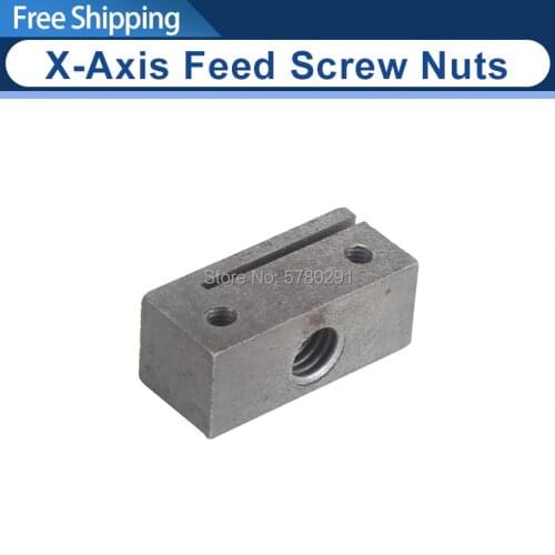 Cast Iron X-Axis Feed Screw Metric Nut SIEG X1-113 Mini Milling Machine Accessories