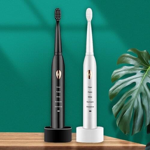 Smart Sonic Electric Toothbrush Best 5 Modes Rechargeable USB Waterproof Timer Tooth Brush Whitening for Adults home health