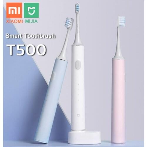 XIAOMI MIJIA T500 Electric Toothbrush Smart Sonic Brush Ultrasonic Whitening Teeth vibrator Wireless Oral Hygiene Cleaner