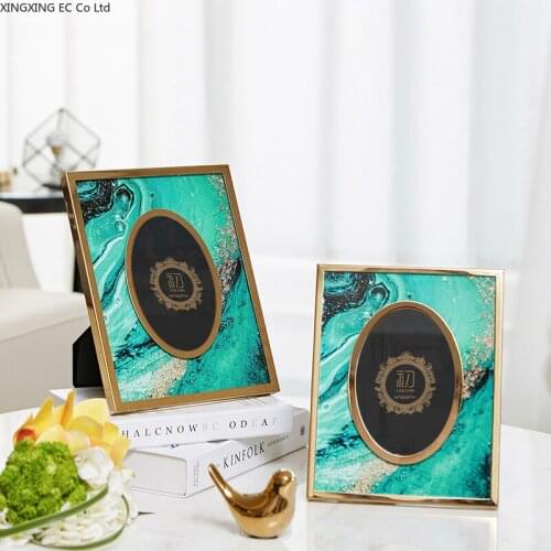 European Light Luxury Photo Frame American Dressing Table Decoration 6 Inch Creative Practical Home Decoration Ornaments