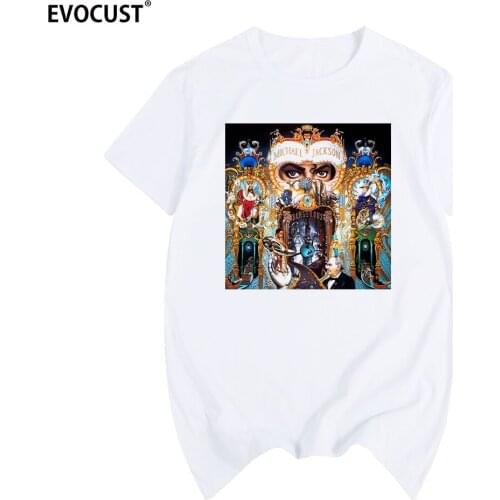 Michael Jackson Vintage Pop King of Rock and Roll T-shirt Cotton Men T shirt New TEE TSHIRT Womens unisex Fashion