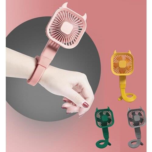 Mini Fan 3 Wind Speeds Long Lasting Plastic Baby Stroller Fan for Home