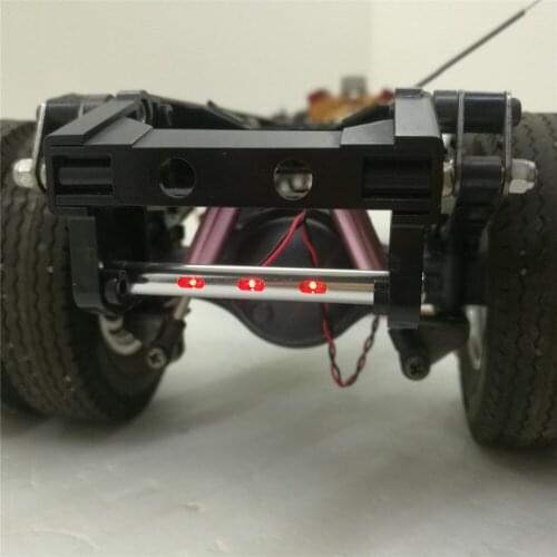  Modified Lights Guard Beam Light Durable CNC Aluminum Alloy Tail Bar for Tamiya 1/14 56360 56323