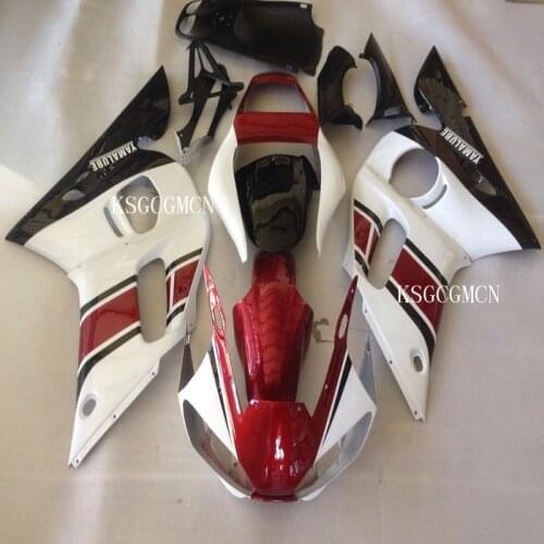 MOTO fairings fit for Yamaha YZF R6 1998-2002 black white Red Motorcycle fairing kit YZF -R6 98 99 00 01 02
