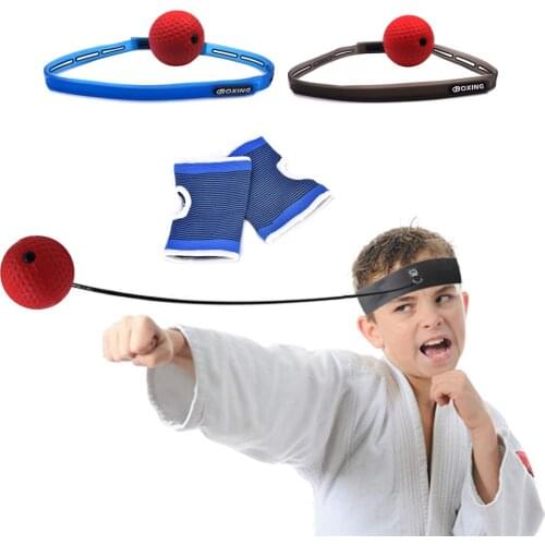 Hot sell Fighting Boxing speed Ball Equipment Head Band Reflex trainer Training Boxing Punch Muay Thai Exercise fast shipping
