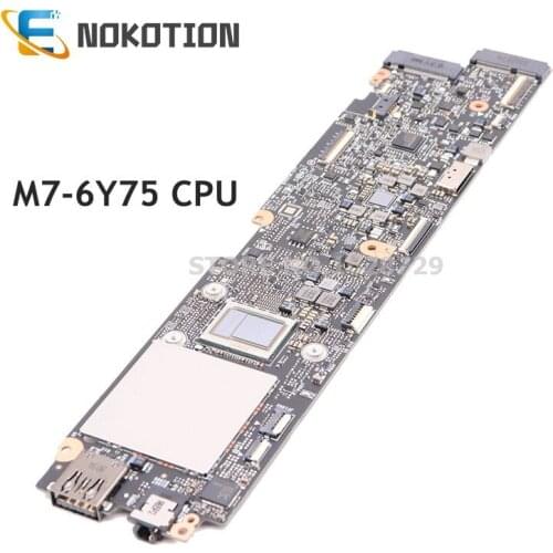 NOKOTION 5B20K93803 BYG42 NM-A591 For Lenovo YOGA 900S-12ISK 12.5 inch Laptop motherboard 8G Memory LPDDR3 SR2EH M7-6Y75 CPU
