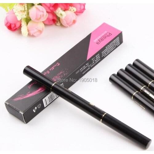 Wholesale 50 pcs Double head eyebrow pen waterproof Sweatproof lasting Not blooming Make-up Shaping pen With eyebrow brush set